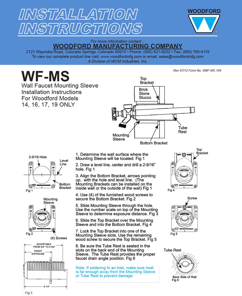 Woodford Model 17 Freezeless Faucet